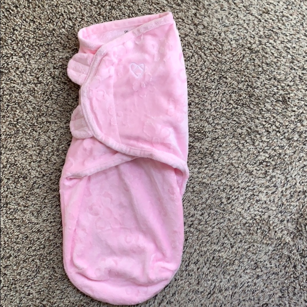 Baby swaddle soft microfleece, small